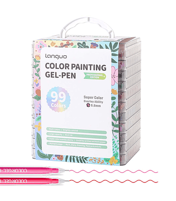 Set Lápices Gel 99 Colores - Languo