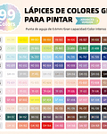 Set Lápices Gel 99 Colores - Languo