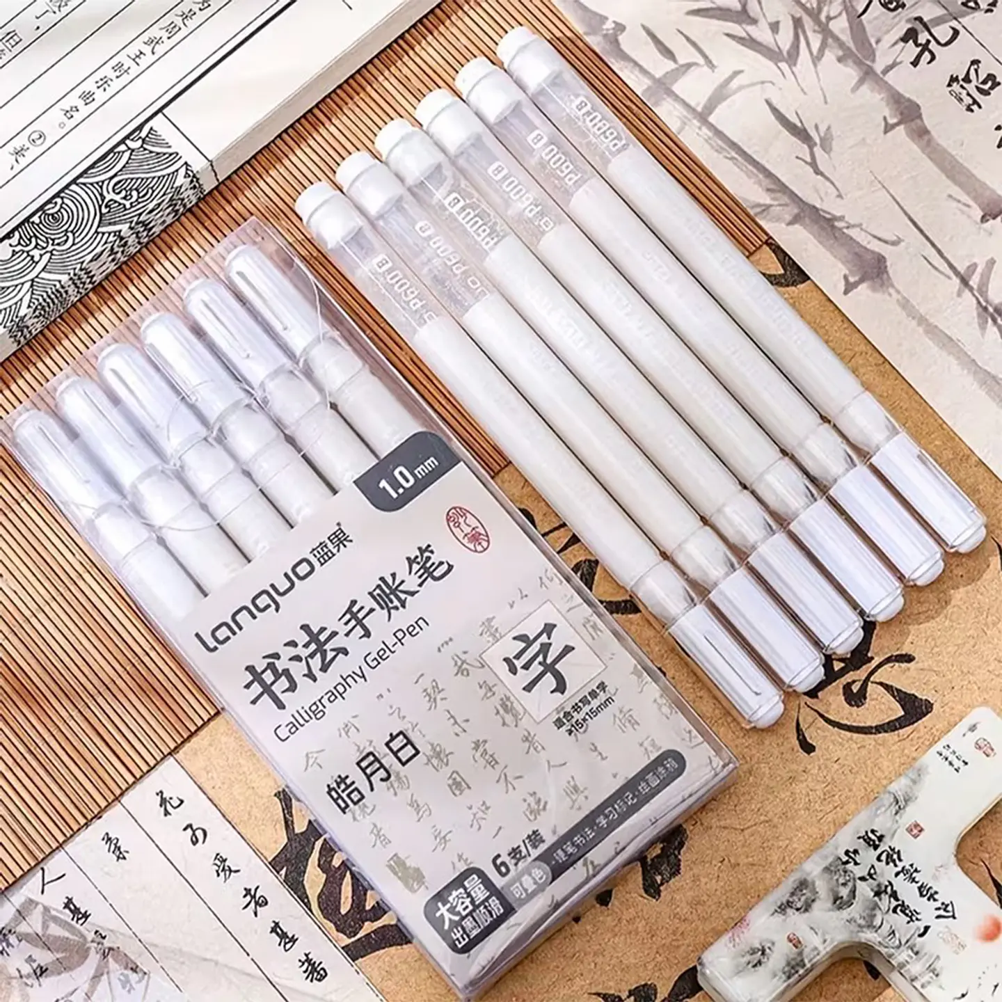 Set 6 Lápices Gel 1.0mm - Languo 4