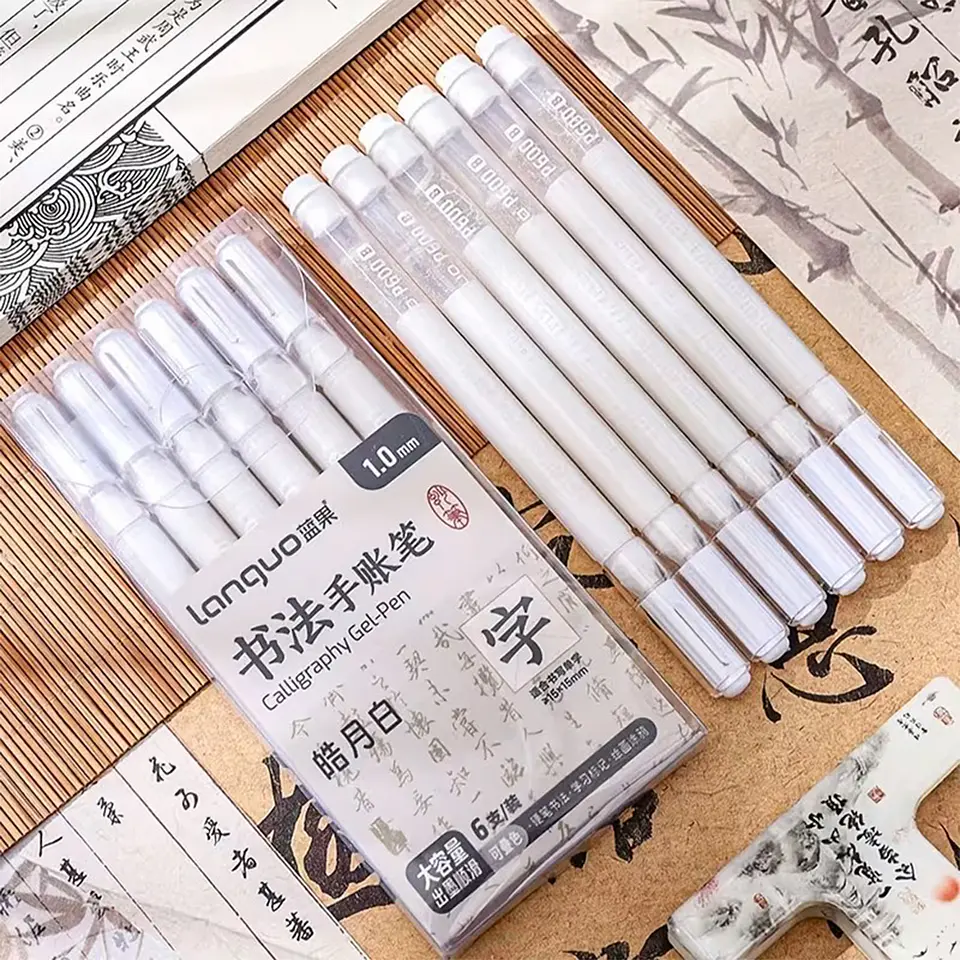 Set 6 Lápices Gel 1.0mm - Languo 4