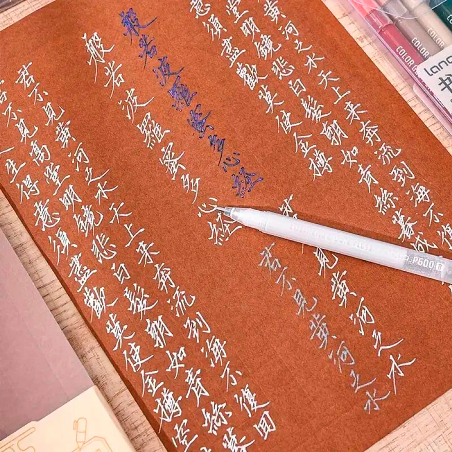 Set 6 Lápices Gel 1.0mm - Languo 5