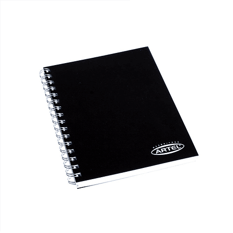 Croquera Tapa Negra de Papel Bond Prepicada 80 Hojas 21.5x28cm - Artel