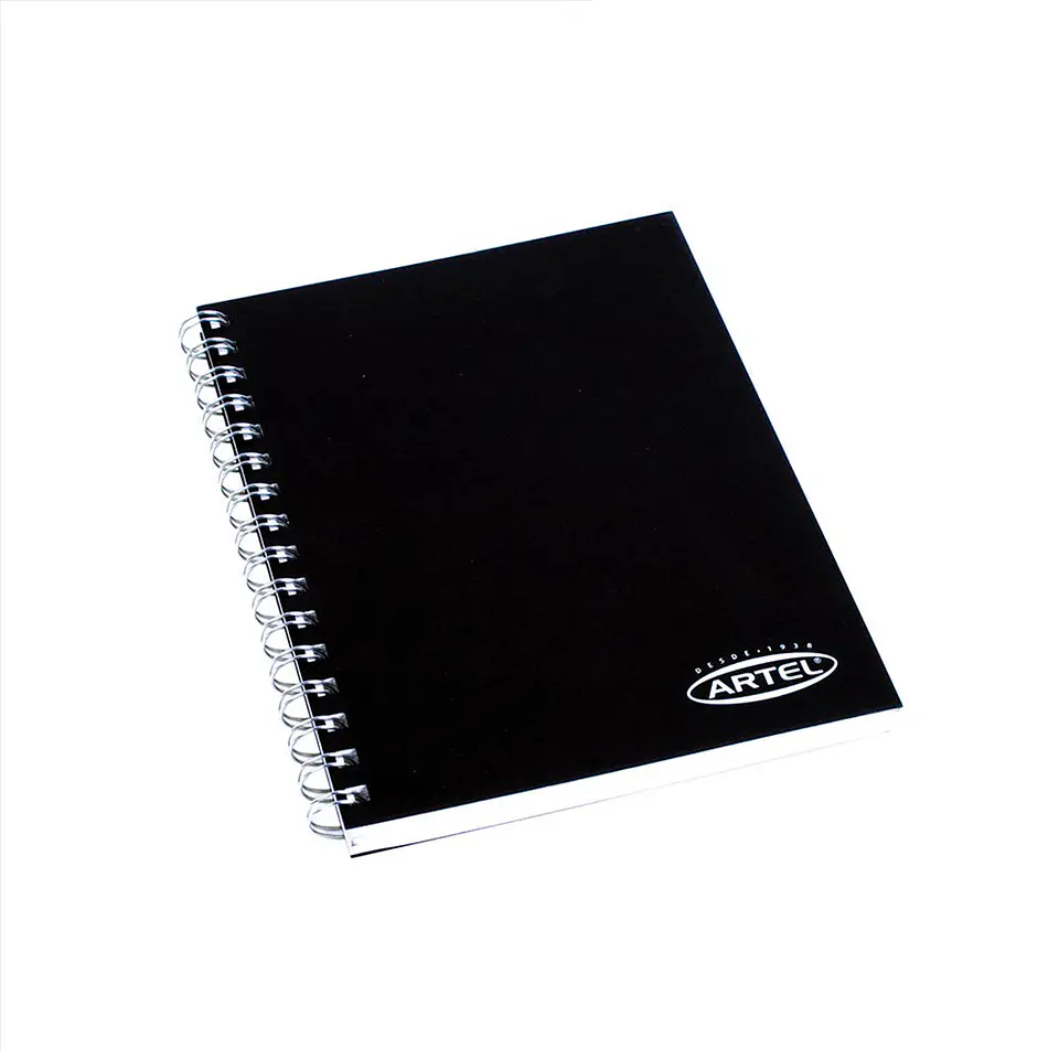 Croquera Tapa Negra de Papel Bond Prepicada 80 Hojas 21.5x28cm - Artel 1