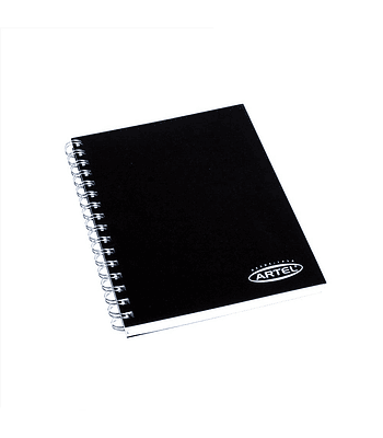 Croquera Tapa Negra de Papel Bond 80 Hojas 16x21cm - Artel