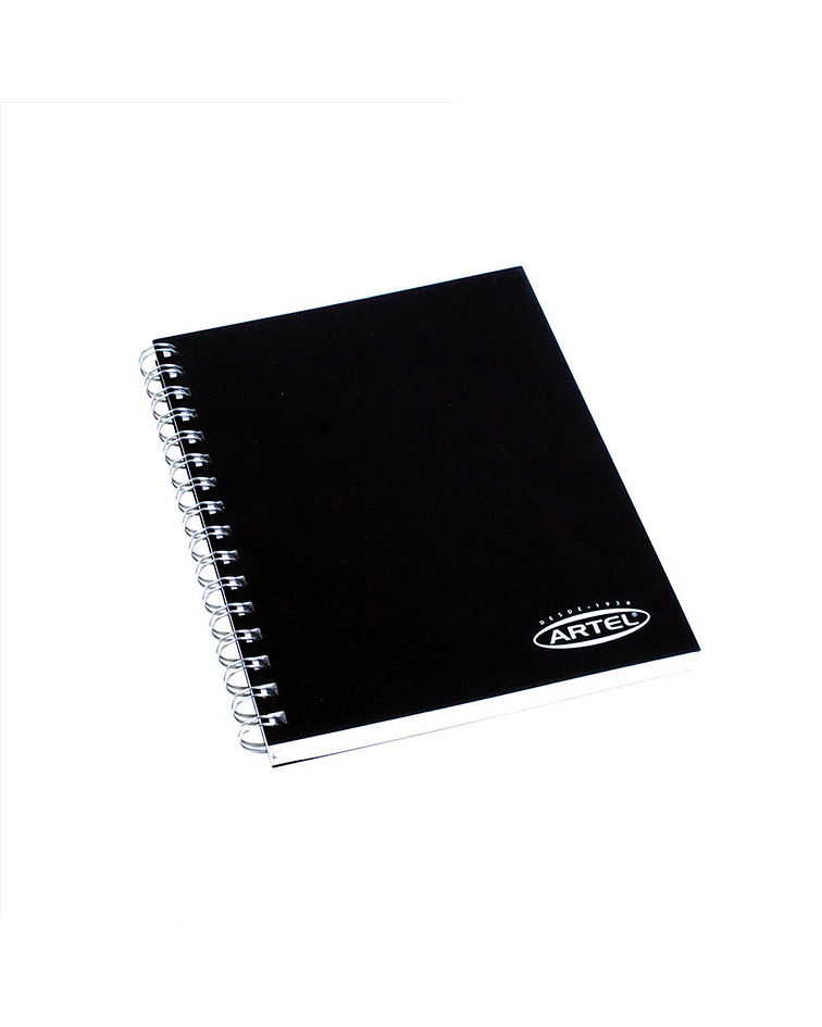 Croquera Tapa Negra de Papel Bond 80 Hojas 16x21cm - Artel