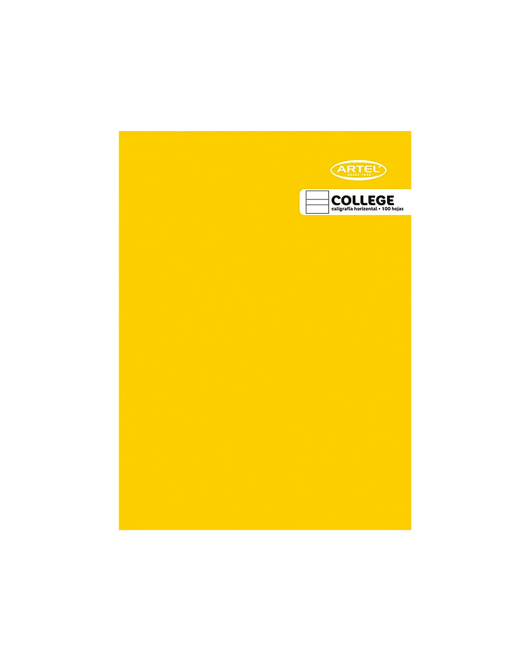 Cuaderno College 100 Hojas Caligrafía Horizontal - Artel