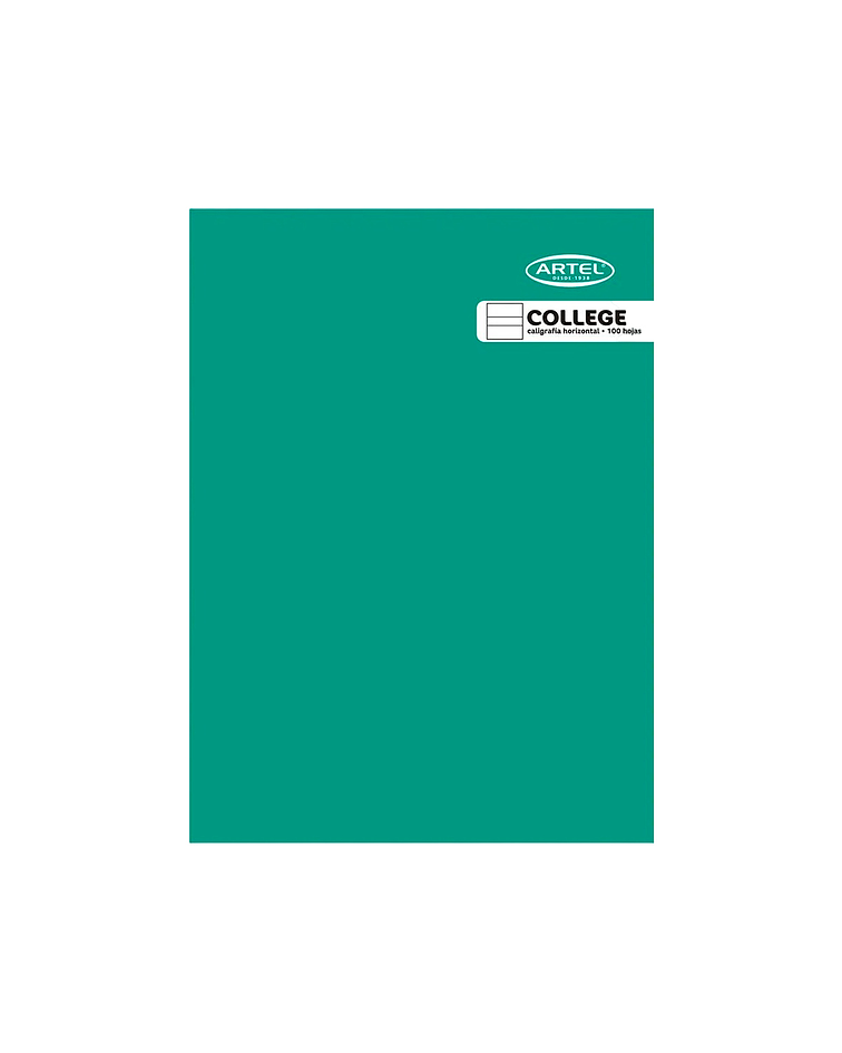 Cuaderno College 100 Hojas Caligrafía Horizontal - Artel