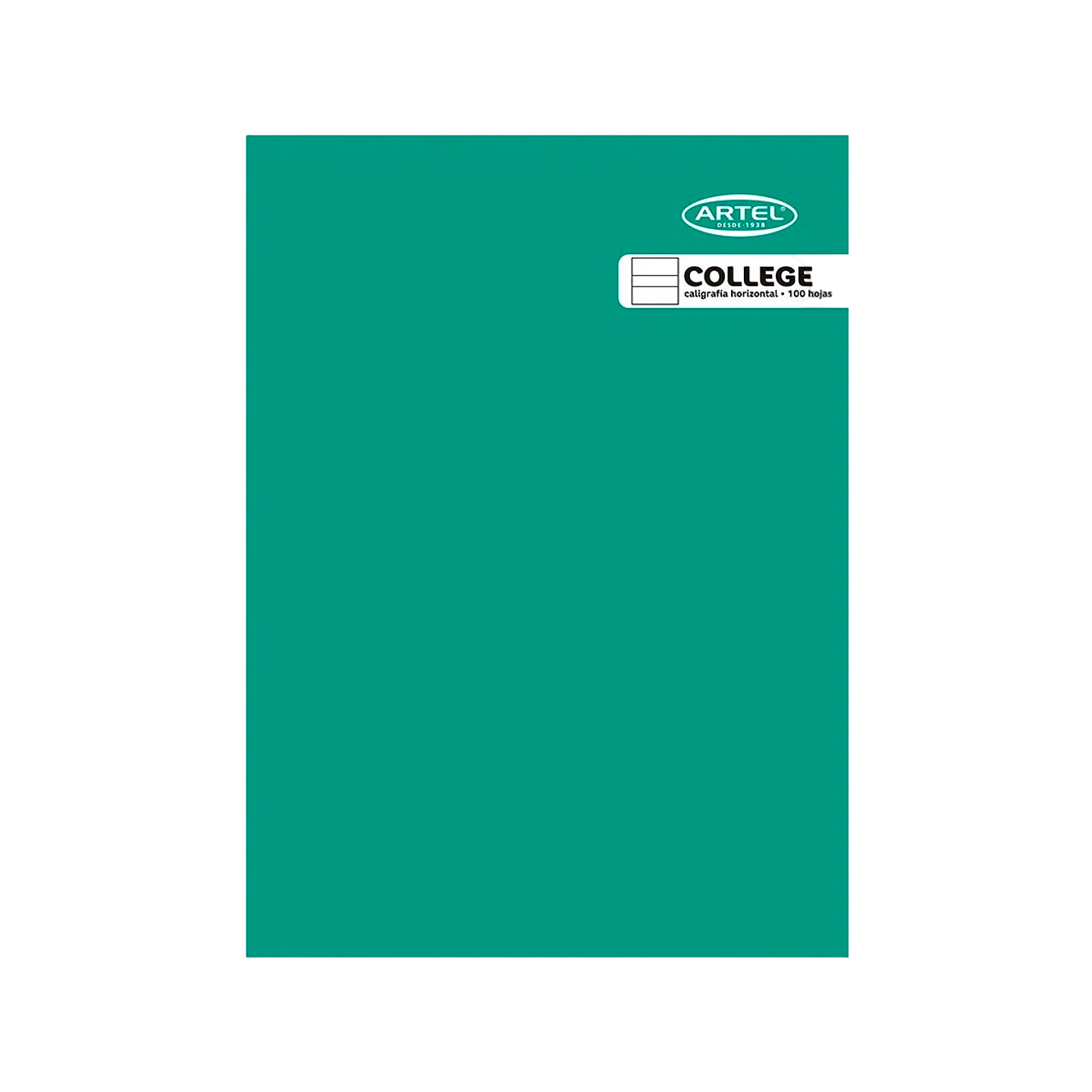 Cuaderno College 100 Hojas Caligrafía Horizontal - Artel 5