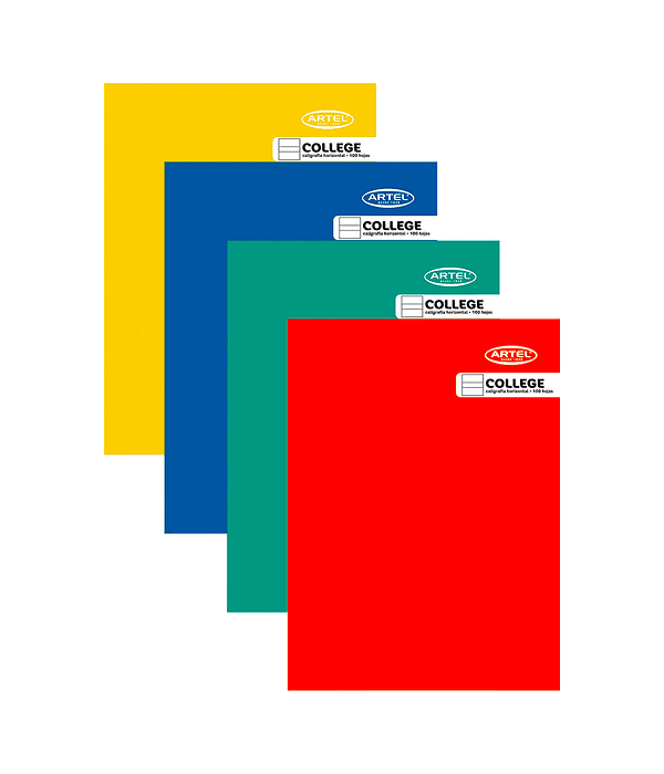 Cuaderno College 100 Hojas Caligrafía Horizontal - Artel