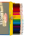 Estuche 24 Lapices de Colores Largos - Artel