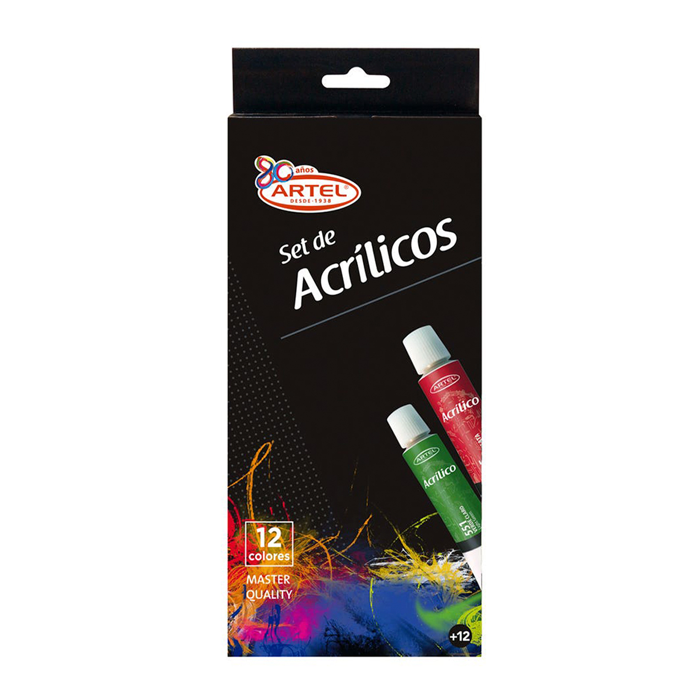 Set Acrílicos 12 Colores 12ml - Artel 1