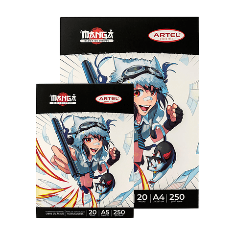 Block Dibujo Artel Manga 20 Hojas - Artel