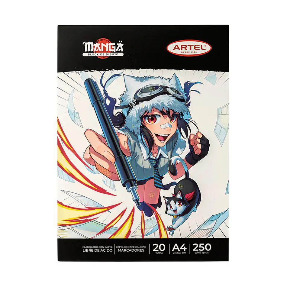 Block Dibujo Artel Manga 20 Hojas - Artel 2