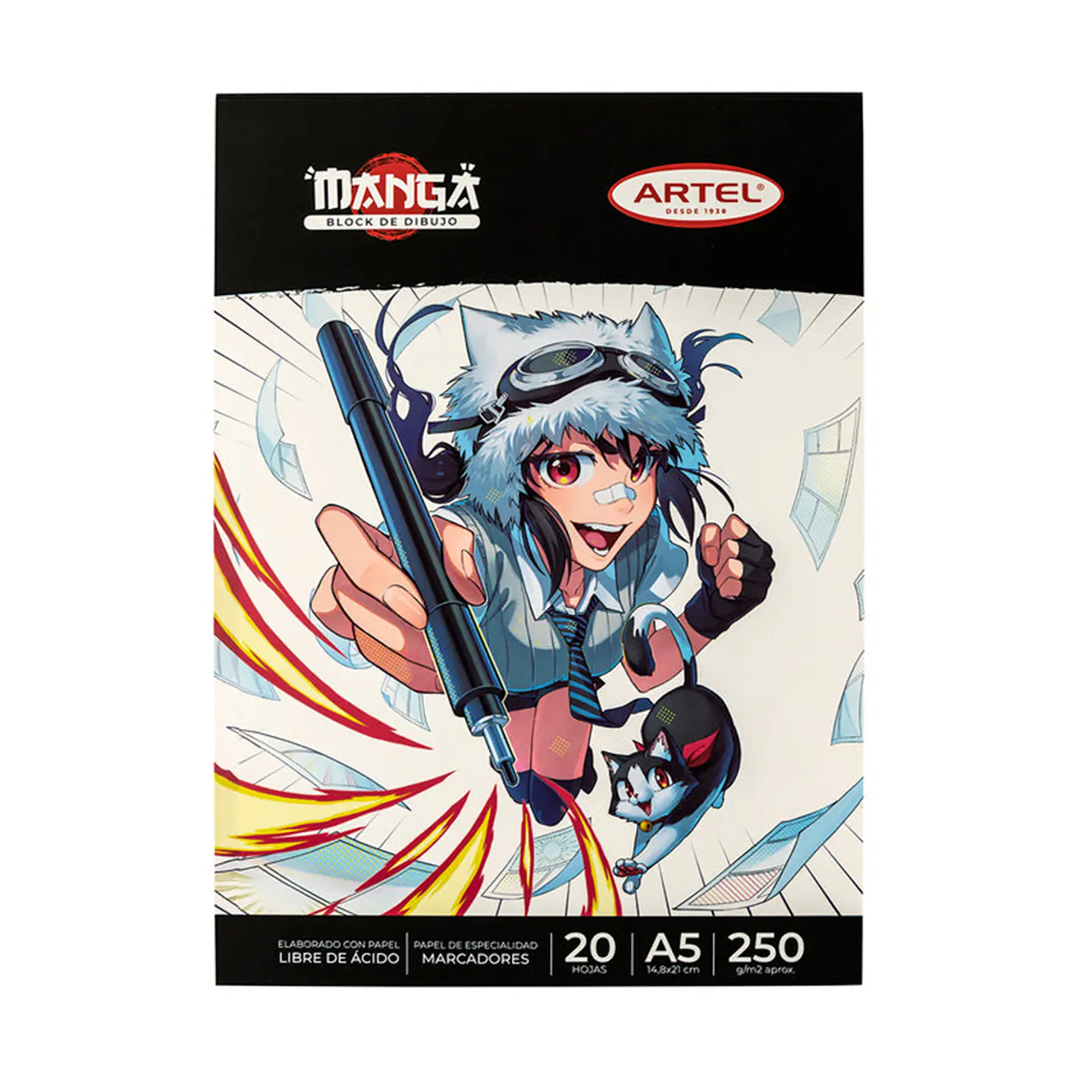 Block Dibujo Artel Manga 20 Hojas - Artel 3