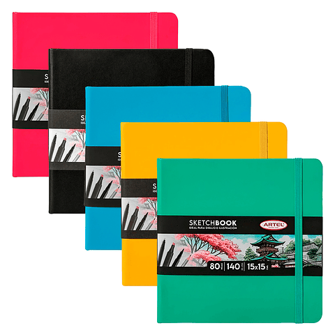 Sketchbook 15x15 80hjs 140 grs - Artel