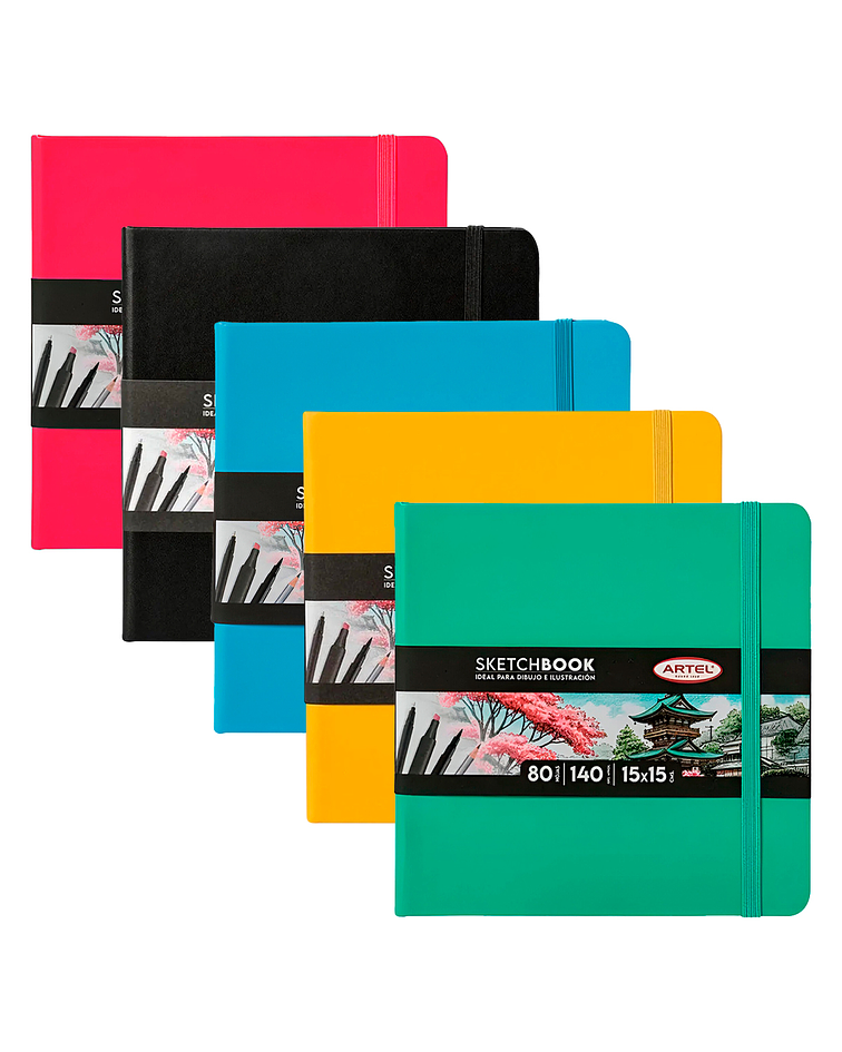 Sketchbook 15x15 80hjs 140 grs - Artel