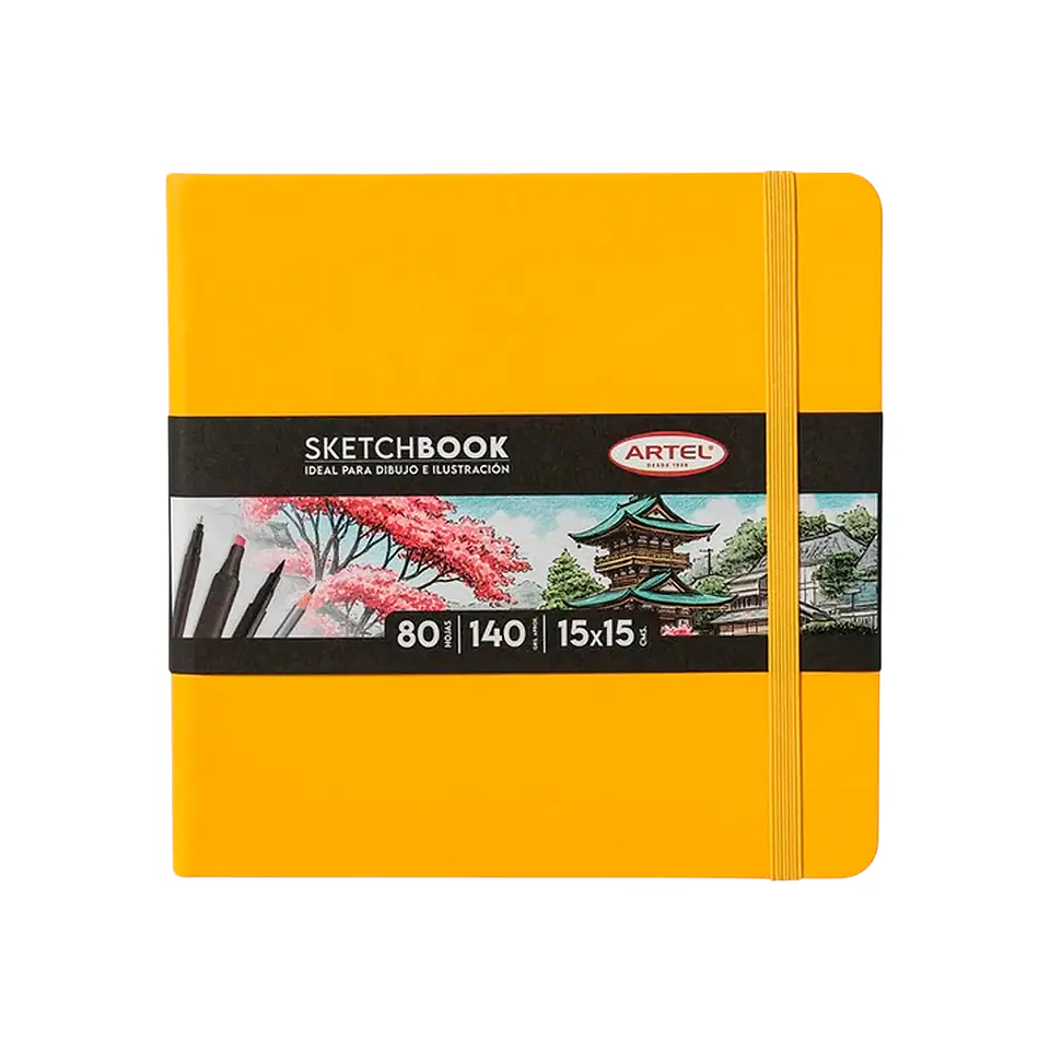 Sketchbook 15x15 80hjs 140 grs - Artel 2