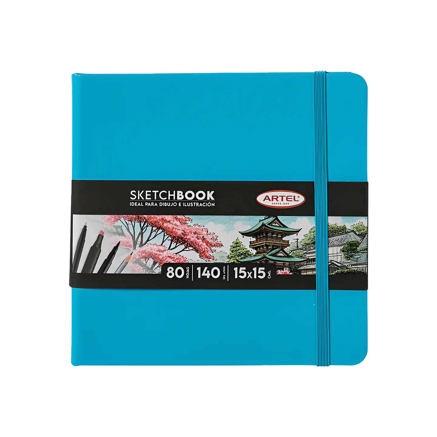 Sketchbook 15x15 80hjs 140 grs - Artel 3