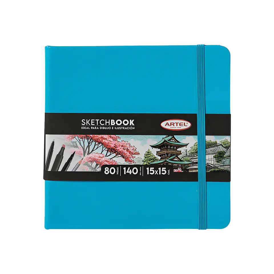 Sketchbook 15x15 80hjs 140 grs - Artel 3