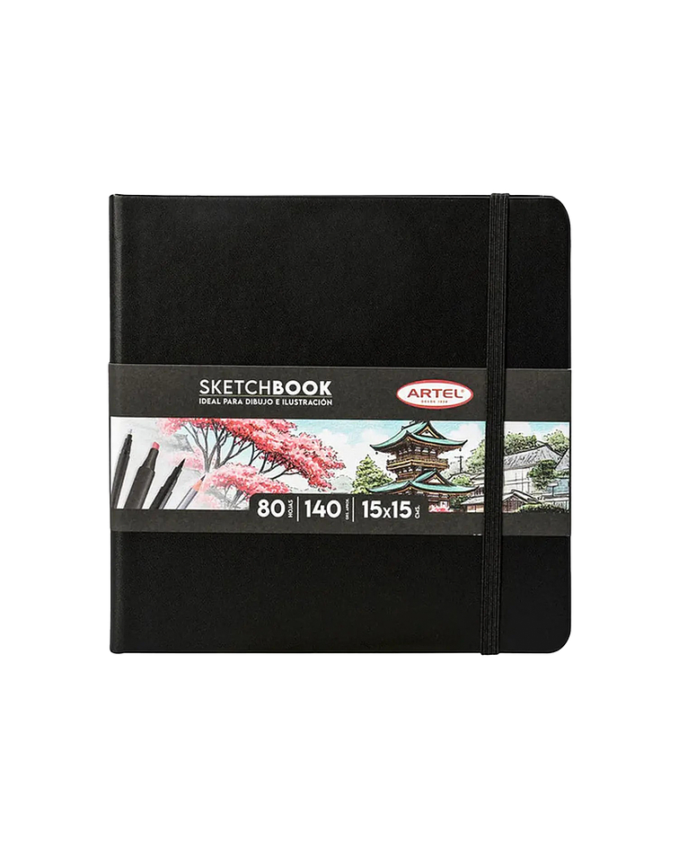 Sketchbook 15x15 80hjs 140 grs - Artel