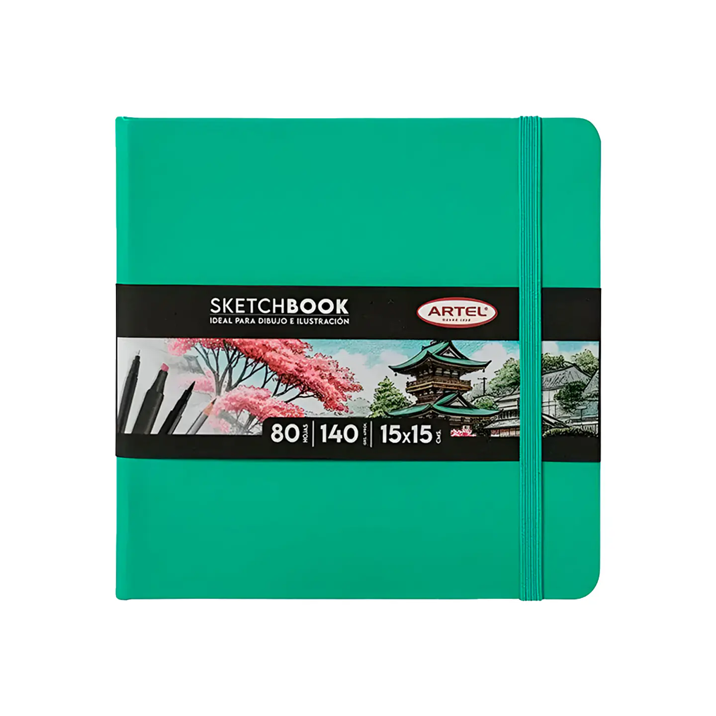 Sketchbook 15x15 80hjs 140 grs - Artel 6