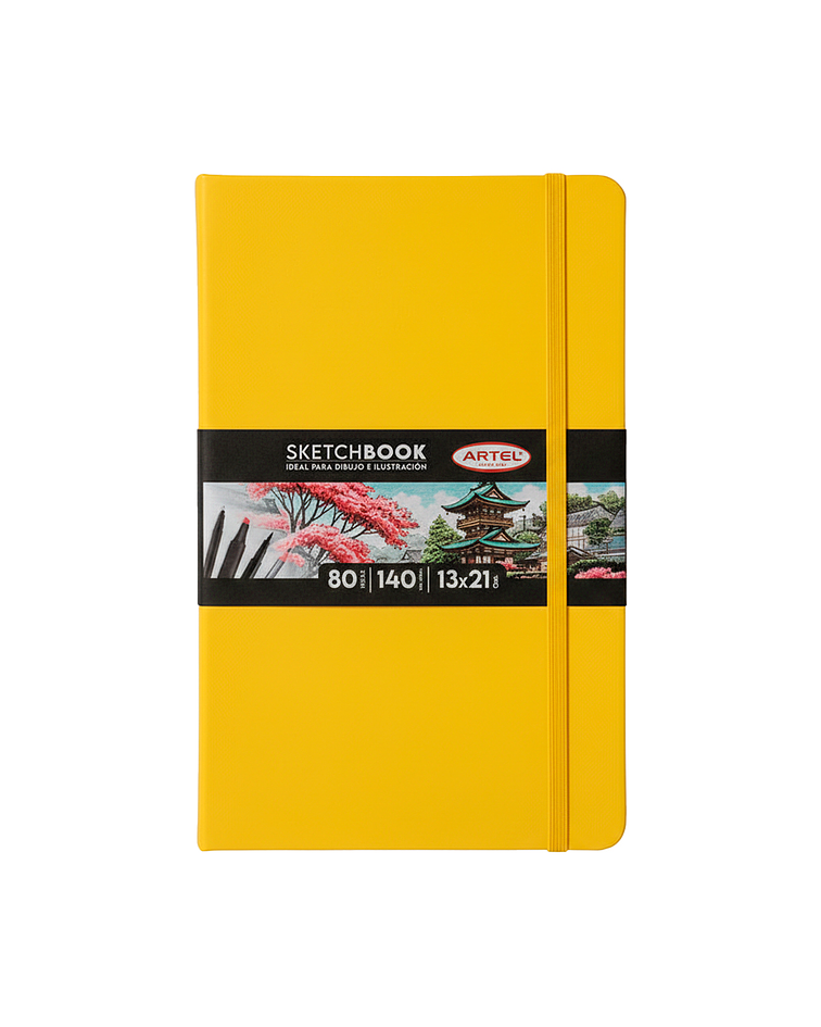 Sketchbook 13x21 80hjs 140 grs - Artel