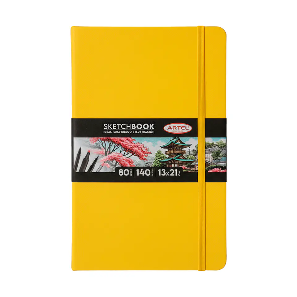 Sketchbook 13x21 80hjs 140 grs - Artel 2