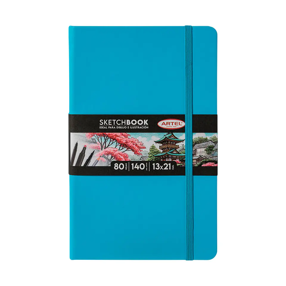 Sketchbook 13x21 80hjs 140 grs - Artel 3