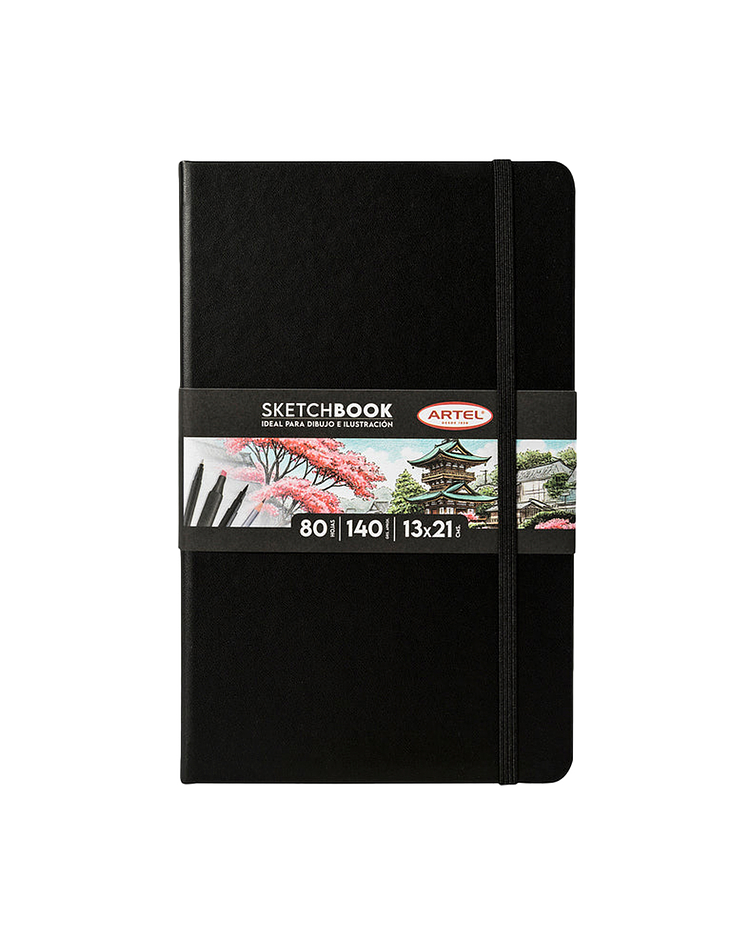 Sketchbook 13x21 80hjs 140 grs - Artel