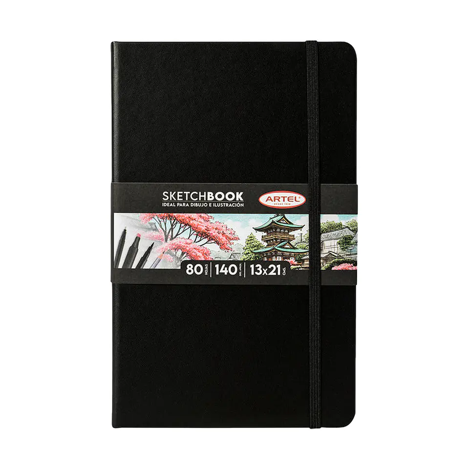 Sketchbook 13x21 80hjs 140 grs - Artel 4