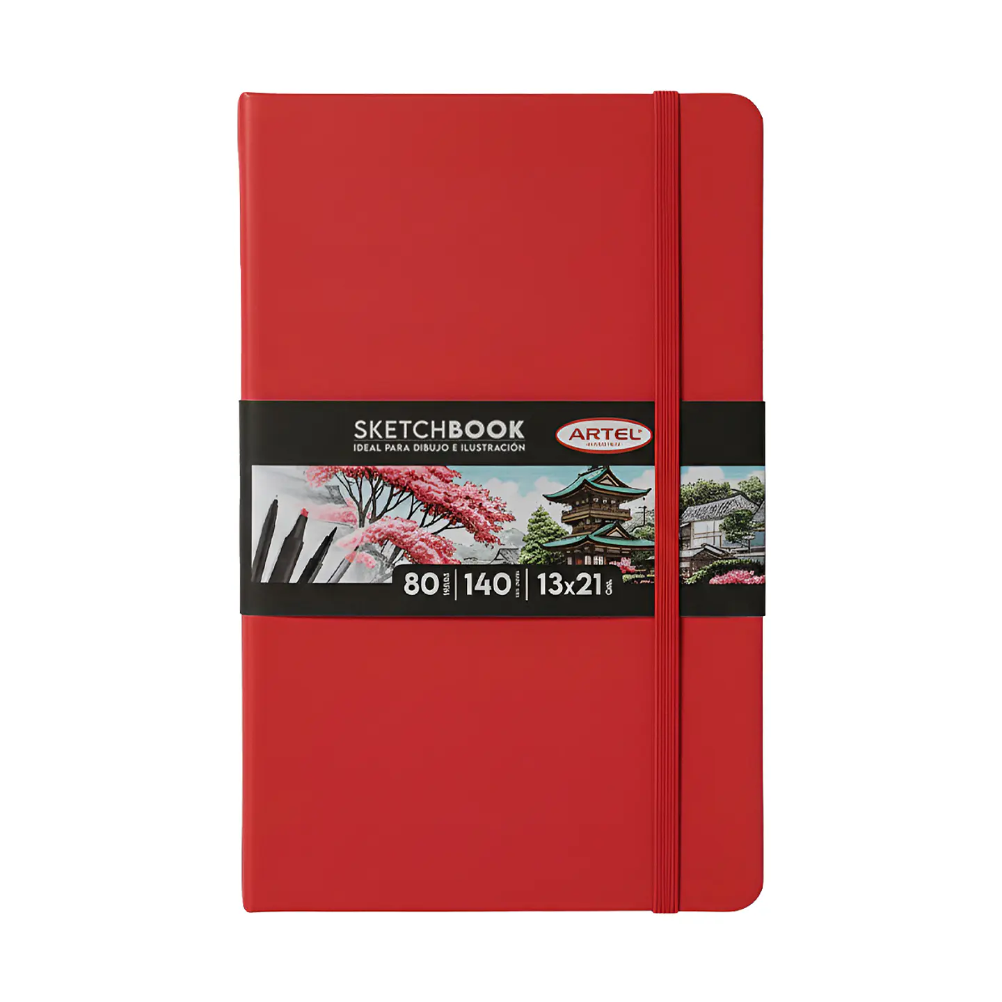 Sketchbook 13x21 80hjs 140 grs - Artel 5