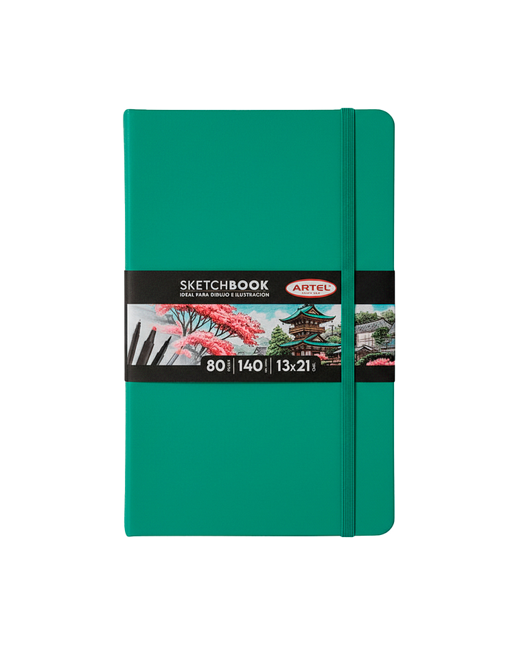 Sketchbook 13x21 80hjs 140 grs - Artel