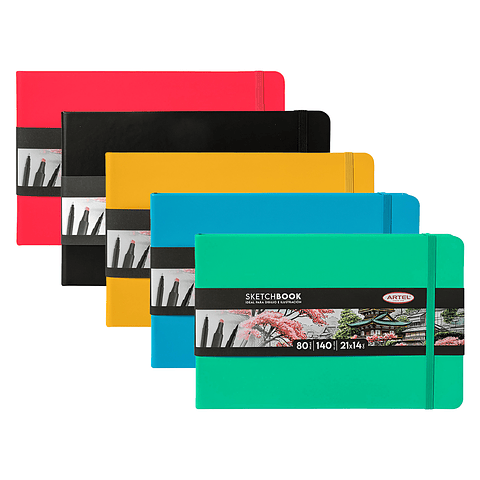 Sketchbook 21x14 80hjs 140 grs - Artel