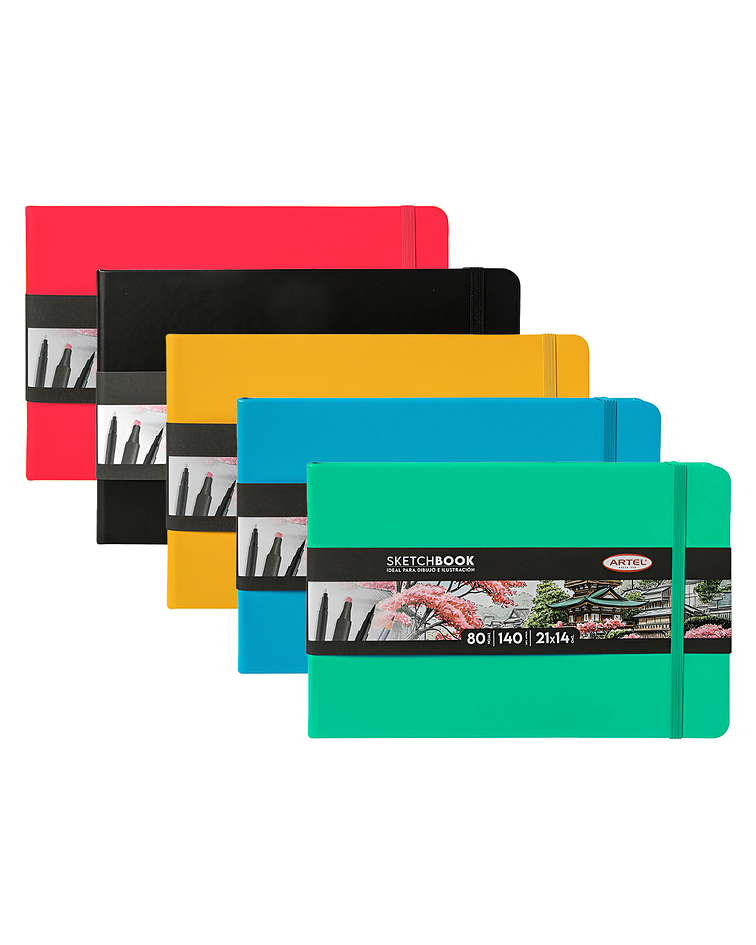 Sketchbook 21x14 80hjs 140 grs - Artel
