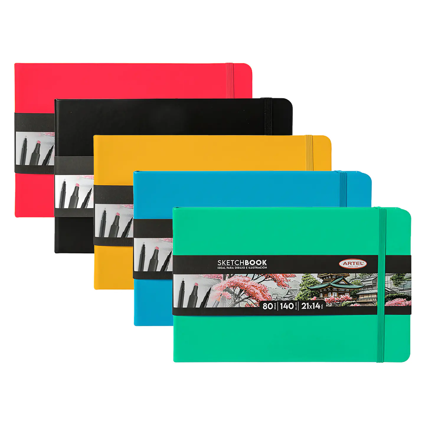Sketchbook 21x14 80hjs 140 grs - Artel 1
