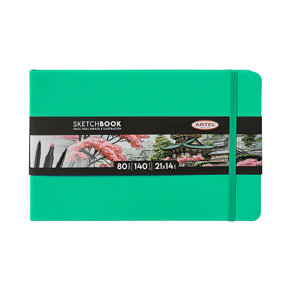 Sketchbook 21x14 80hjs 140 grs - Artel 6