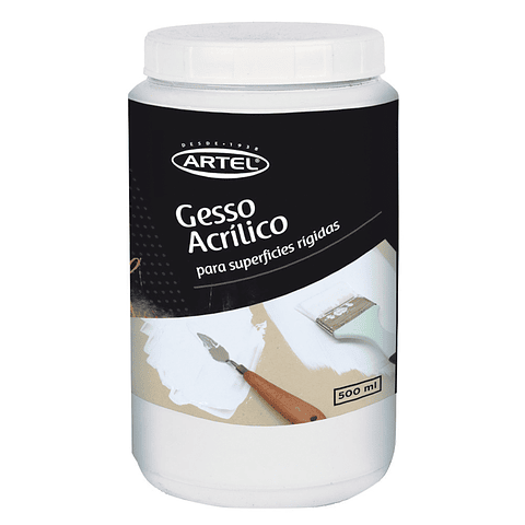 Gesso Acrílico 500ml - Artel