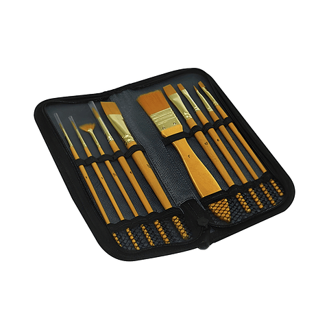 Set Pinceles Sintéticos 10 Unidades - Artel