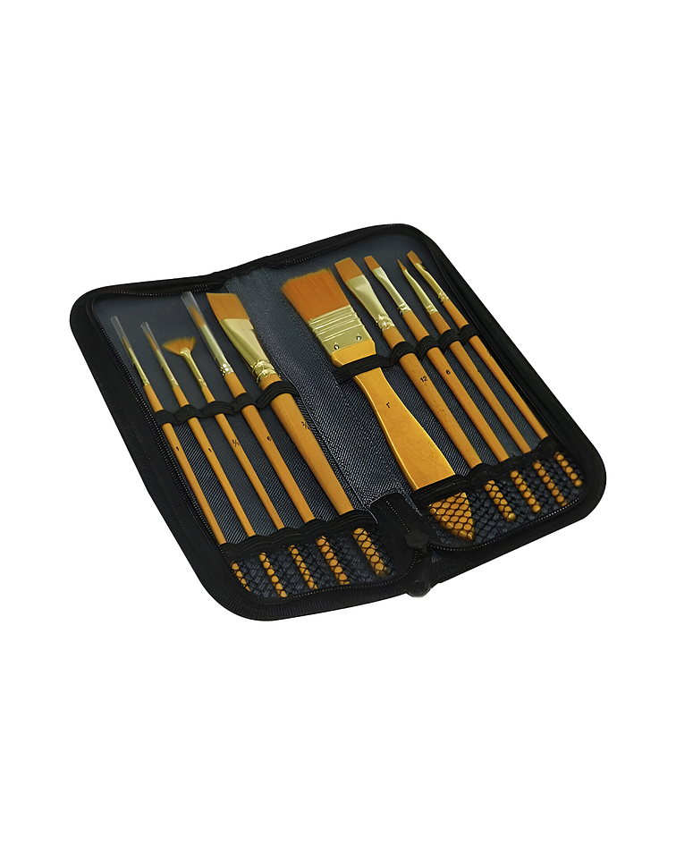 Set Pinceles Sintéticos 10 Unidades - Artel