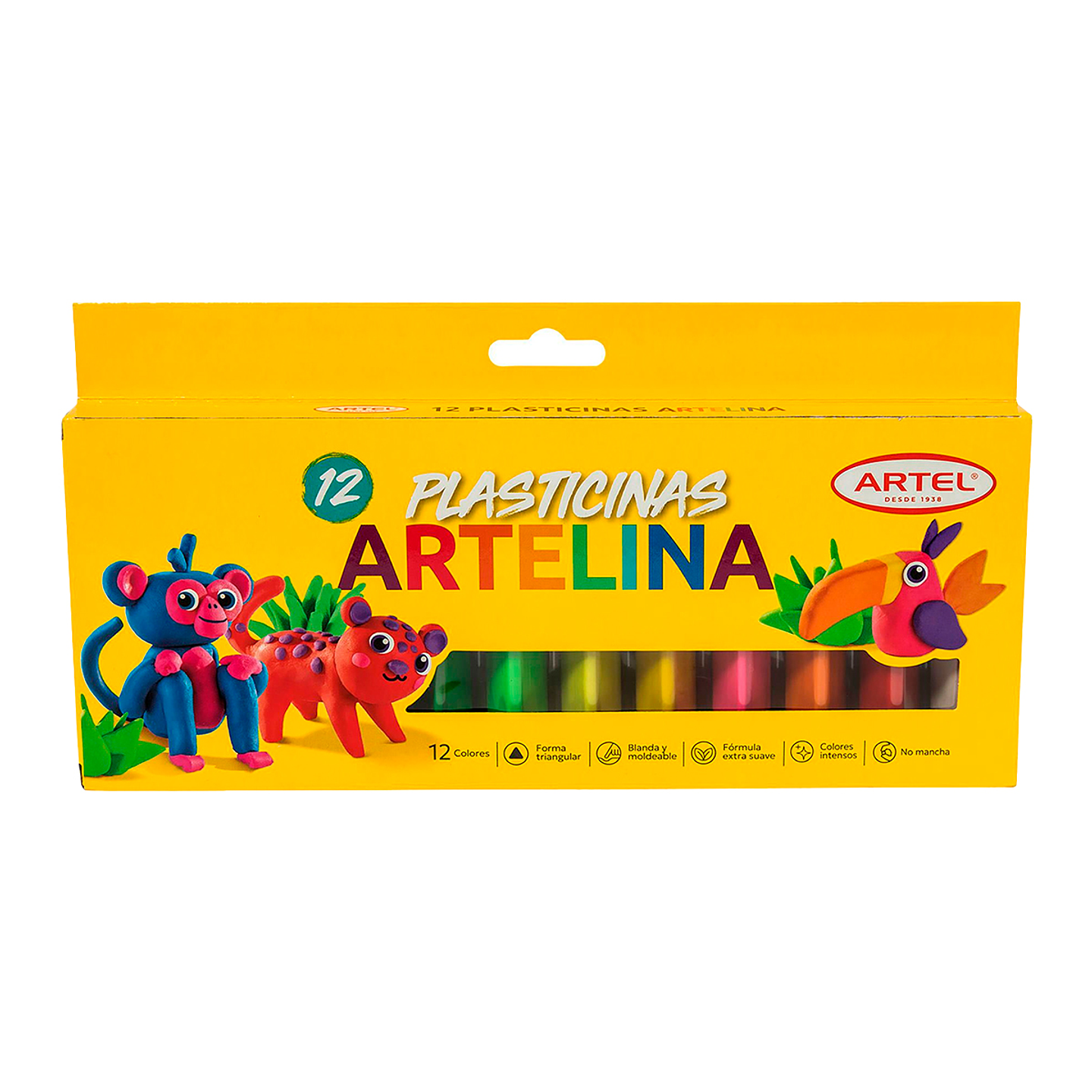 Plasticina Artelina 12 Unidades - Artel 1