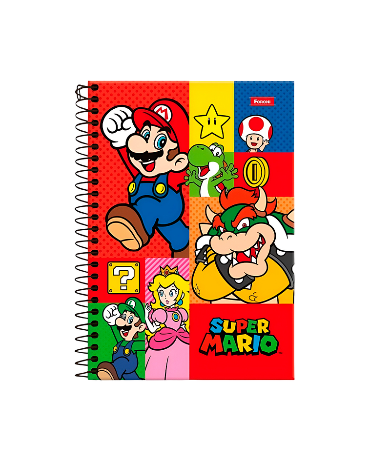Cuaderno Especial 120hjs Triple 7mm Mario - Foroni