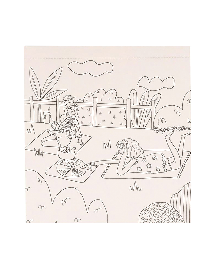 Block para colorear Amigas en Colores - Artel