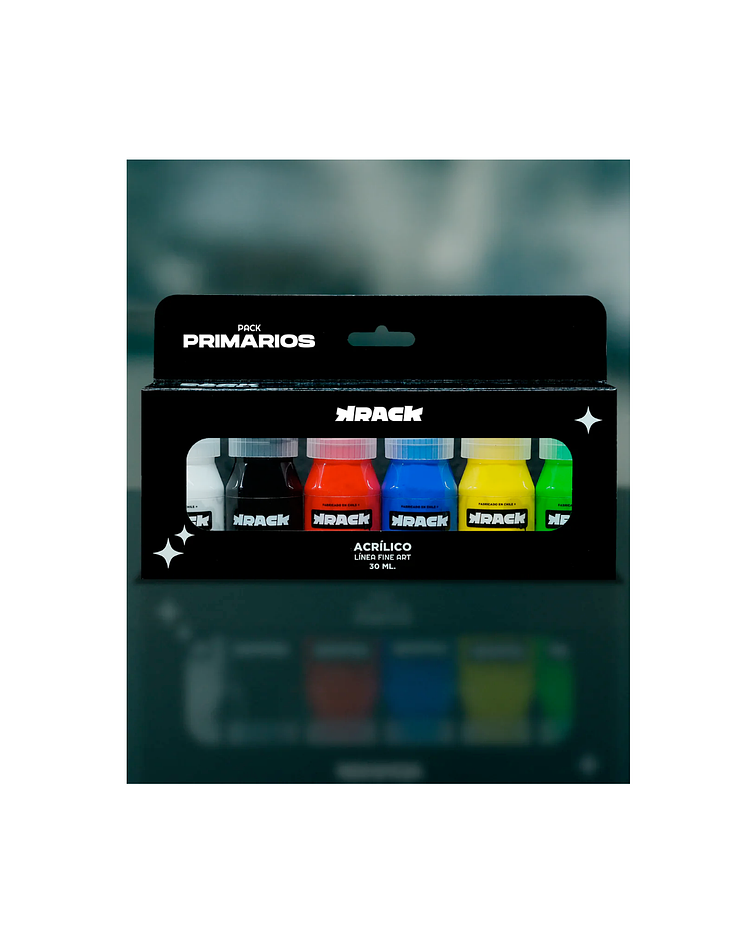 Pack Acrilicos Primarios 30ml