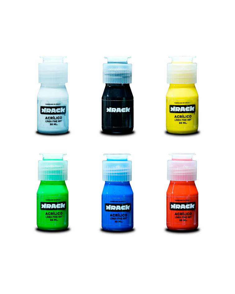 Pack Acrilicos Primarios 30ml