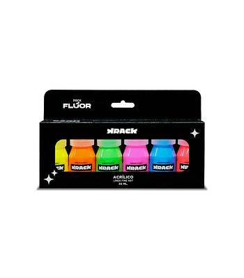 Pack Acrilicos Fluor 30ml