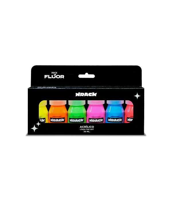 Pack Acrilicos Fluor 30ml