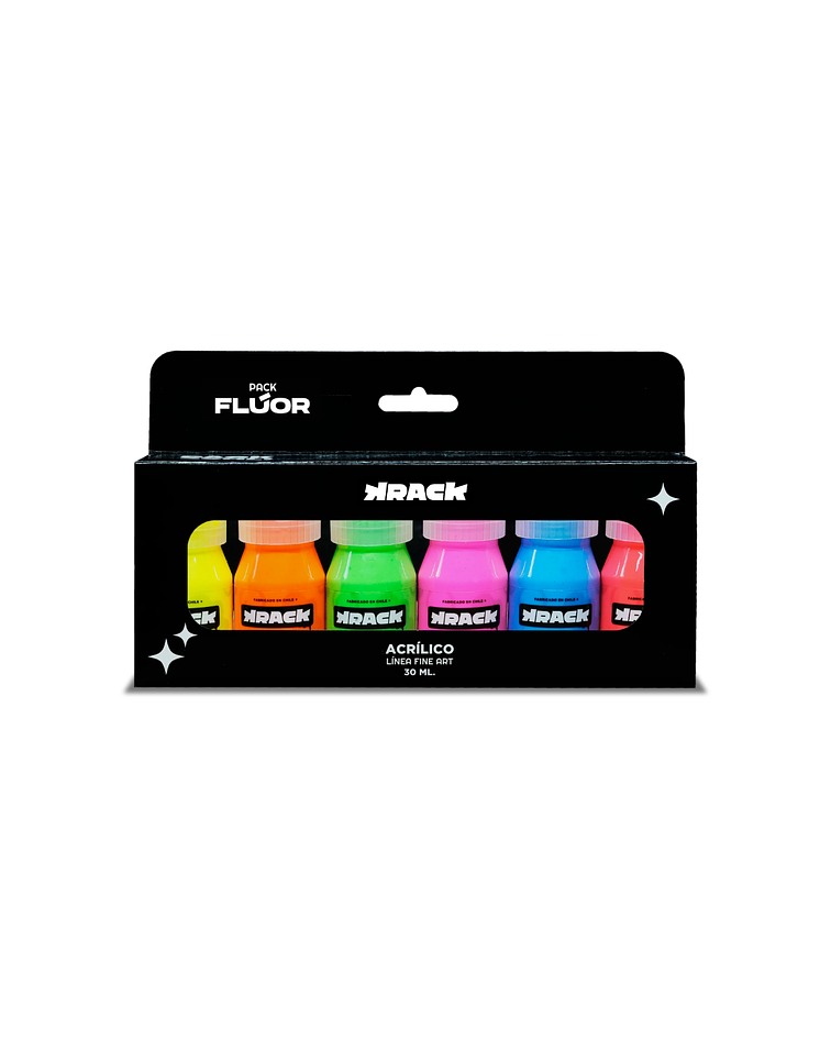 Pack Acrilicos Fluor 30ml