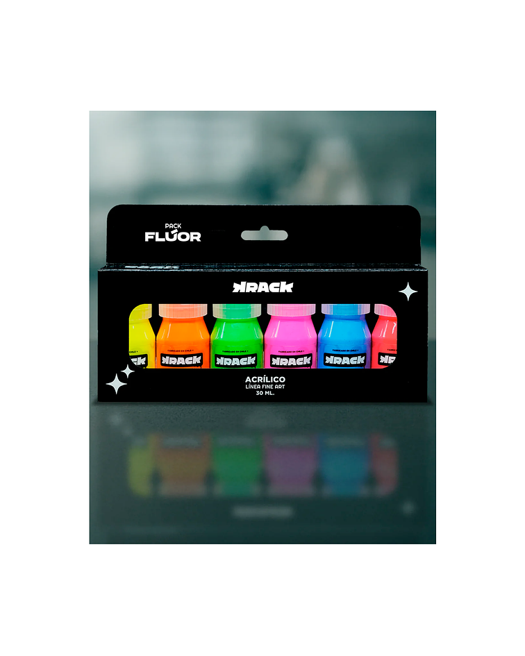 Pack Acrilicos Fluor 30ml