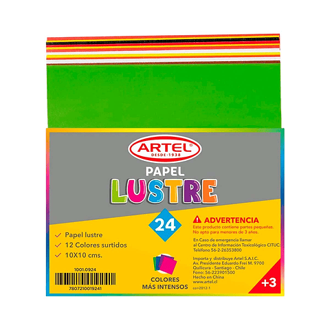 Sobre Papel Lustre - Artel