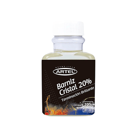Barniz Cristal 20% 80ml - Artel